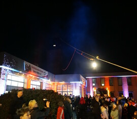 ... und anschließend nach oben gezogen