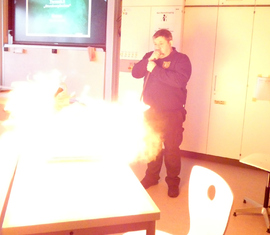 Mathias Voigt heizt der Klasse ordentlich ein