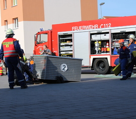 Demonstration des Hebekissens