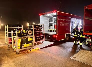 Ausbildungseinheit der Gefahrstoffeinheit in Forst (Lausitz) GH Süd
