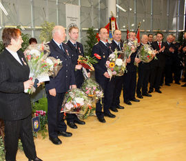 Mit dem Feuerwehr-Ehrenkreuz des Landesfeuerwehrverbandes geehrt