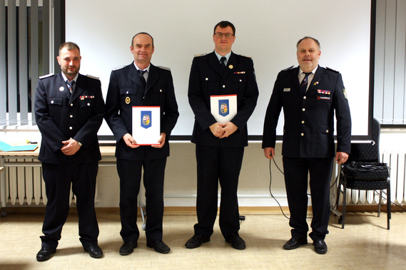 vlnr: Christoph Rother (stellv. OWF), Steffen Theiler, Christian Otte, René Schulze