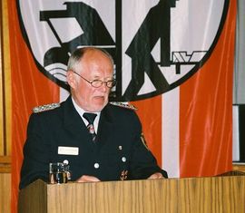 Ansprache des Präsidenten des LFV,  Kameraden Manfred Gerdes