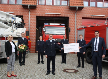 Checkübergabe durch Sparkasse Spree-Neiße