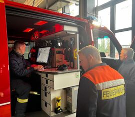 CBRN Erkunder des Landkreis OSL beim GSE Ausbildungstag SPN/CB