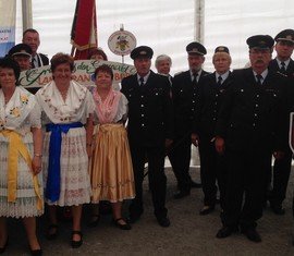 Besonderer Blickfang: Die Damen in sorbisch/wendischer Tracht